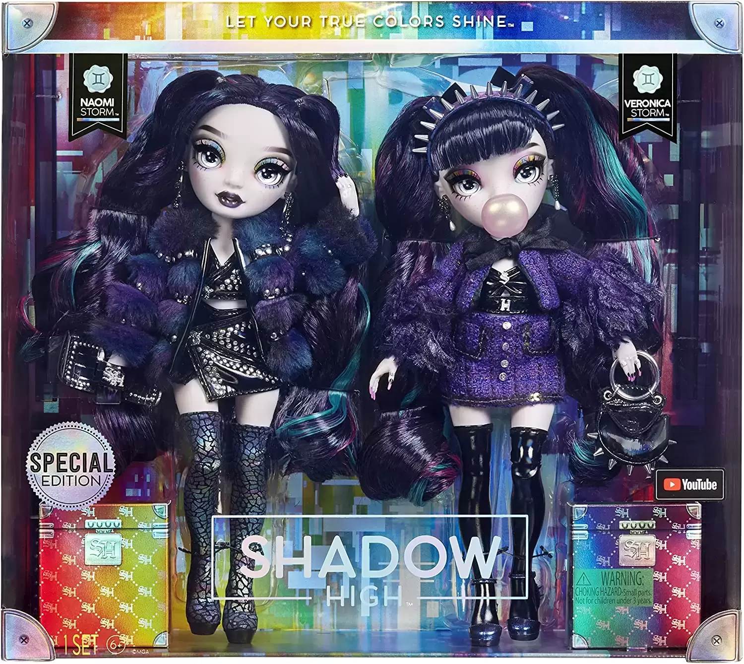 Naomi & Veronica Storm (Special Edition Twins) - Rainbow High doll