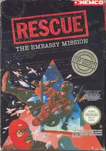 Nintendo NES - Rescue: The Embassy Mission