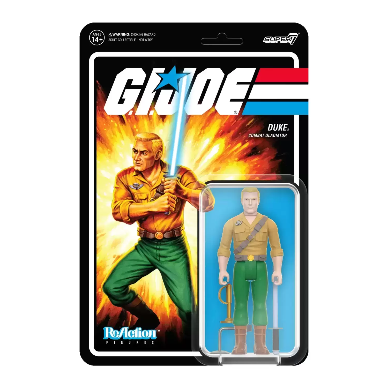 Super7 ReAction - G.I. Joe - Duke (Combat Gladiator)