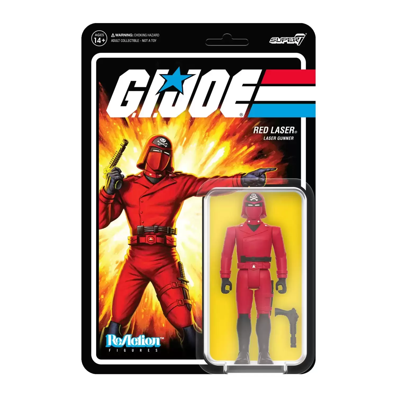 Super7 ReAction - G.I. Joe - Red Laser