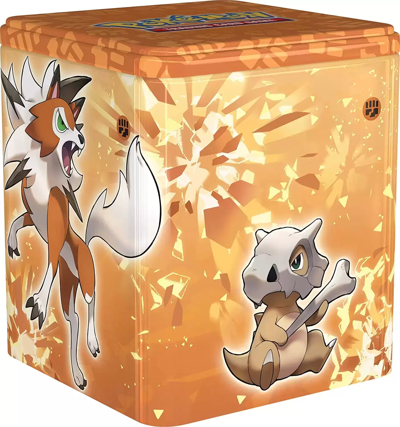 Stacking Tin Cube Combat - Tin Box Métal / Pokébox Pokémon