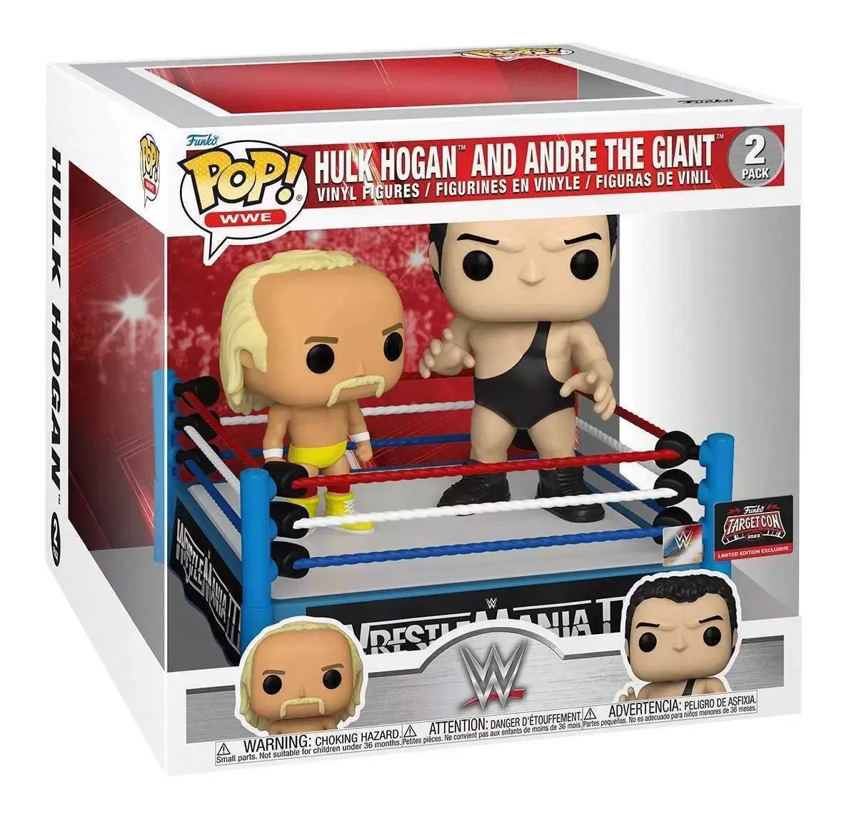 POP! Catcheurs WWE - WWE - Hulk Hogan And Andre The Giant 2 Pack