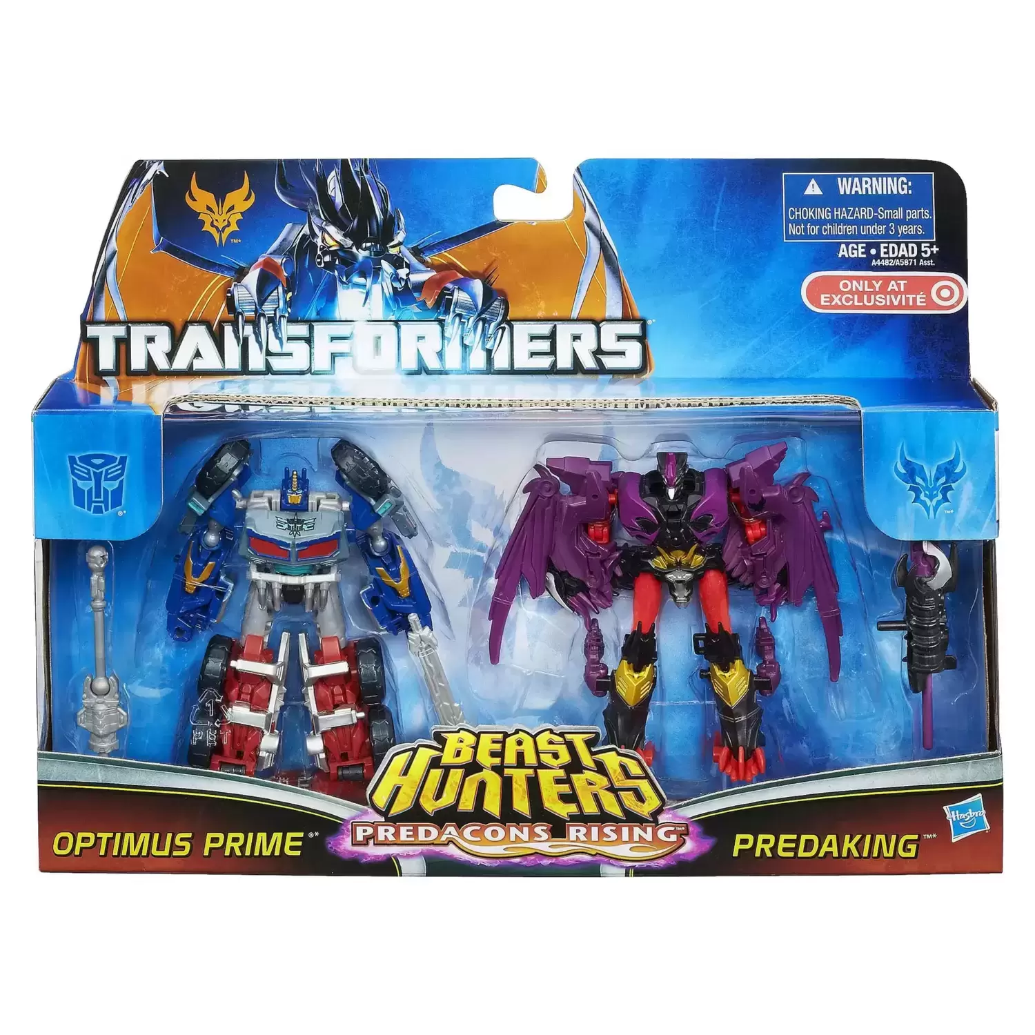 Transformers Prime Beast Hunters - Cyberverse Versus Pack (Optimus Prime vs Predaking)
