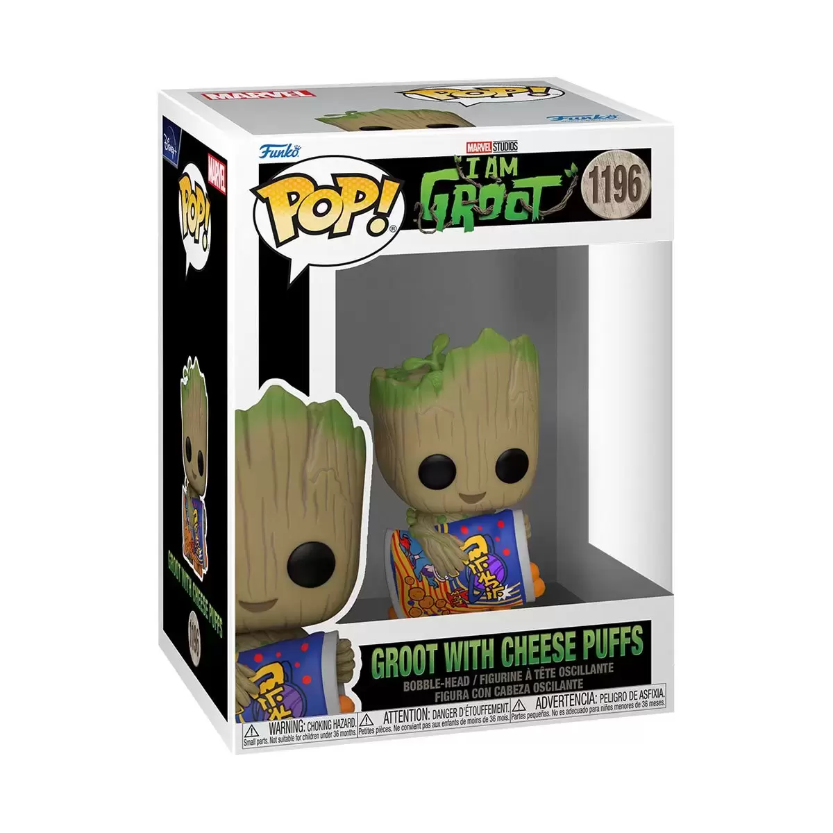POP! MARVEL - I\'m Groot - Groot with Cheese Puffs