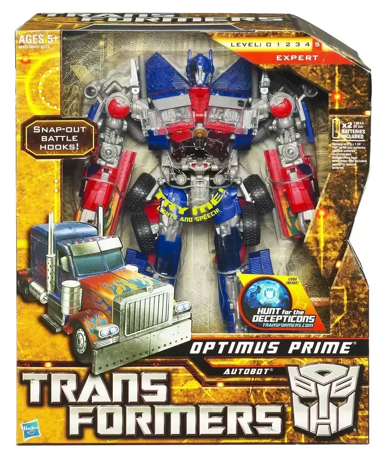 Transformers Hunt for the Decepticon - Optimus Prime (Battle Hooks)