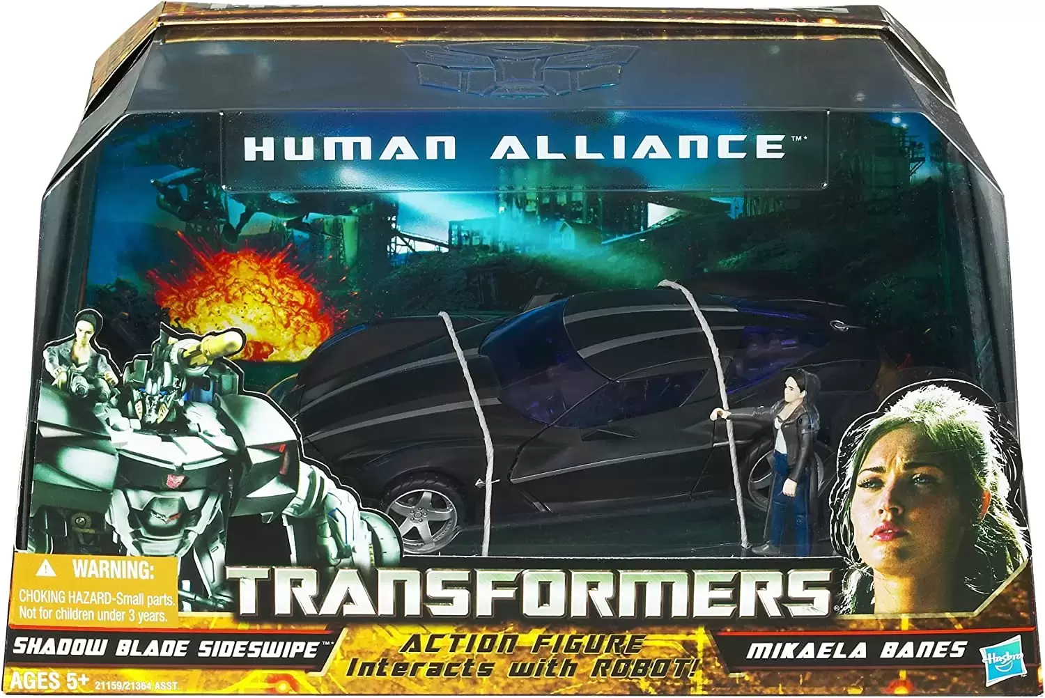 Transformers Hunt for the Decepticon - Shadow Blade Sideswipe with Mikaela Banes