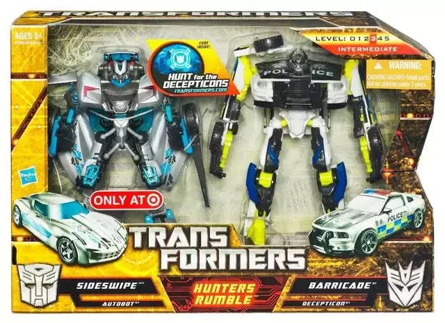 Transformers Hunt for the Decepticon - Versus Pack: Hunters Rumble (Sideswipe vs Barricade)