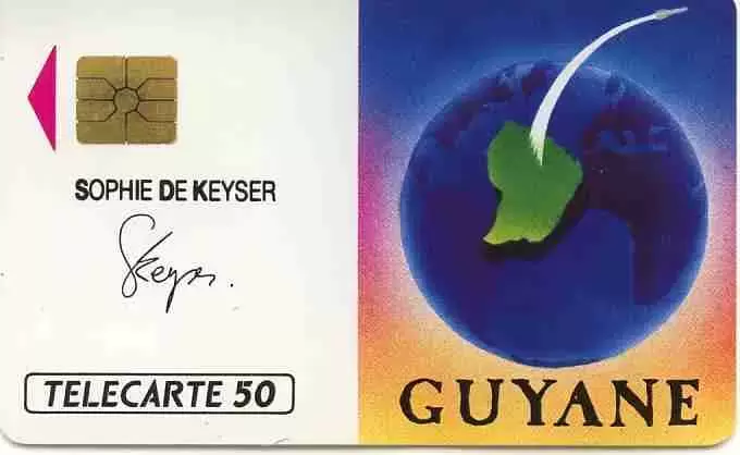 Télécartes - Guyane Arianespace T50