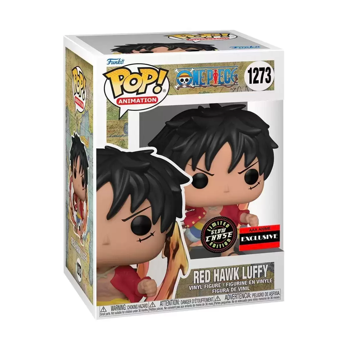 POP! Animation - One Piece - Red Hawk Luffy GITD