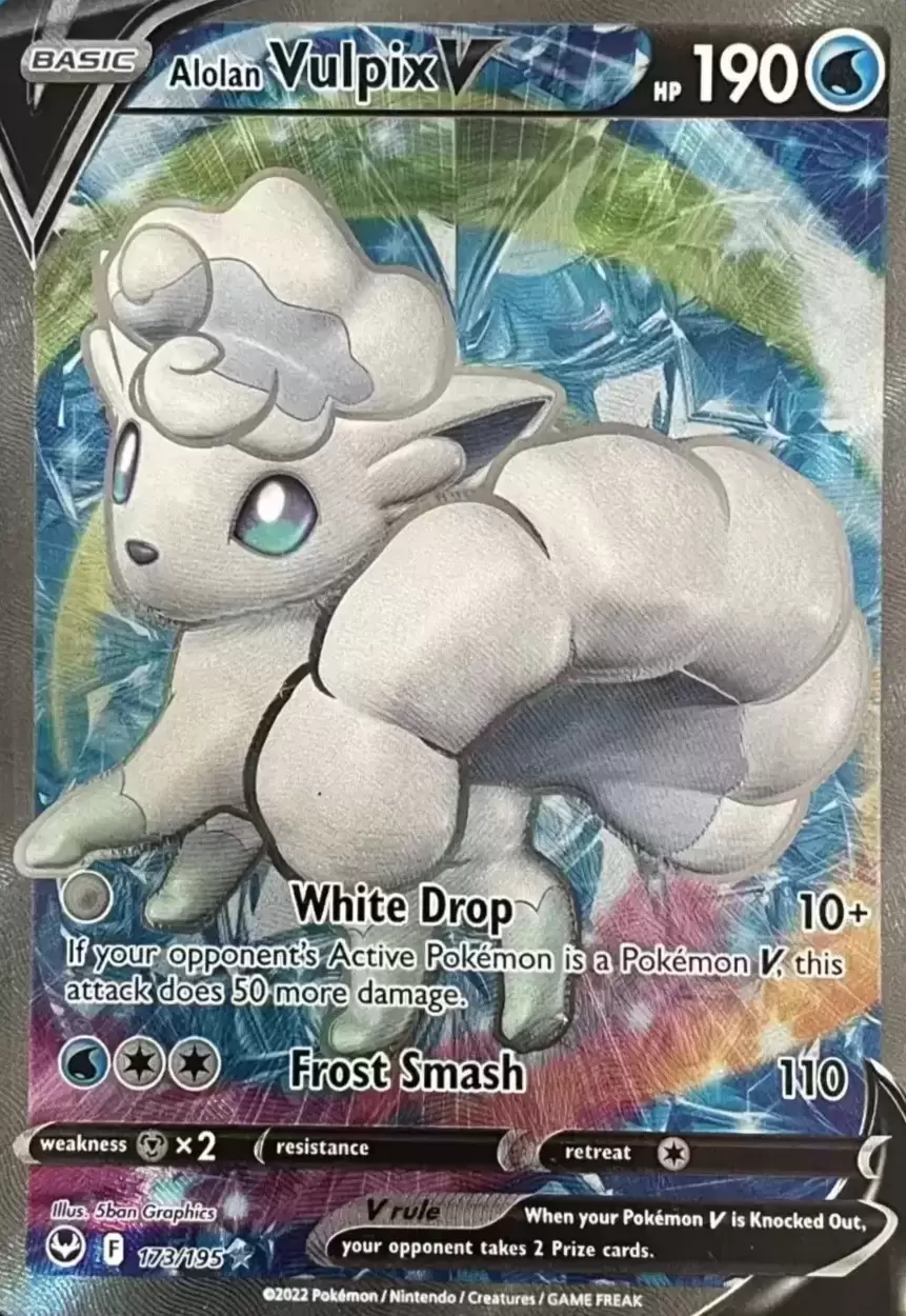 Silver Tempest - Alolan Vulpix V