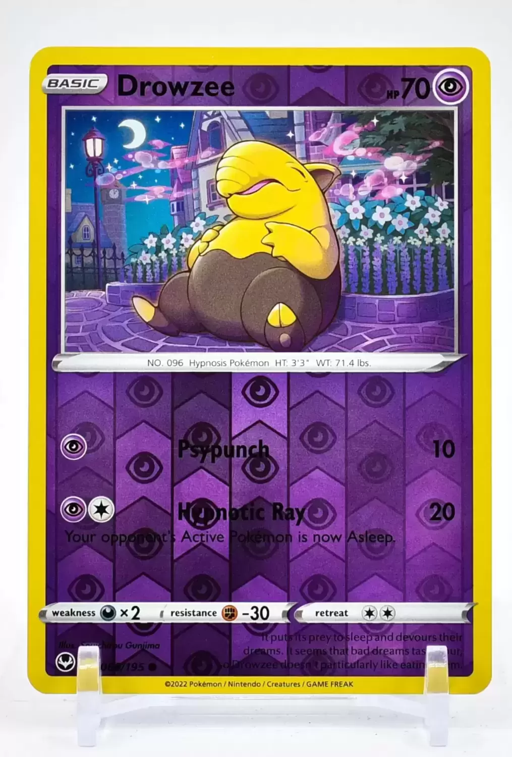 Silver Tempest - Drowzee Reverse