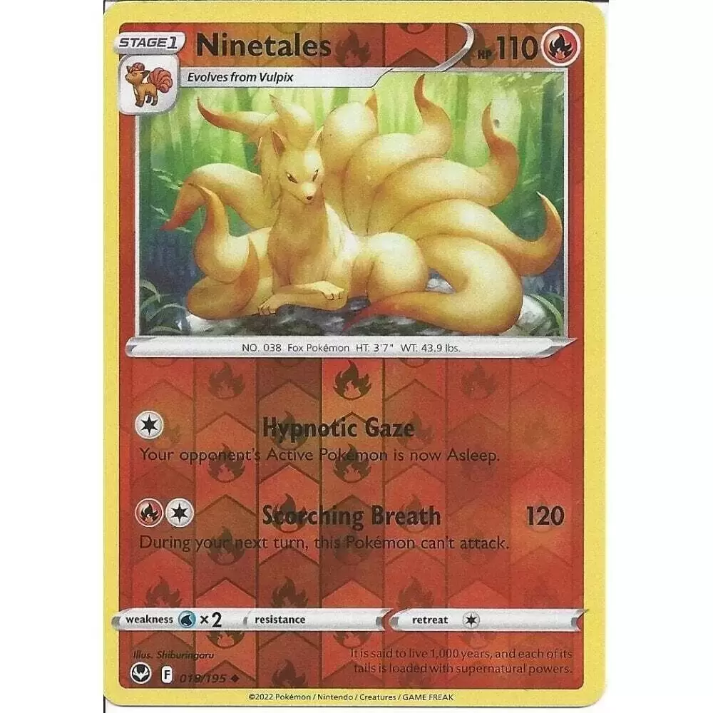 Silver Tempest - Ninetales Reverse