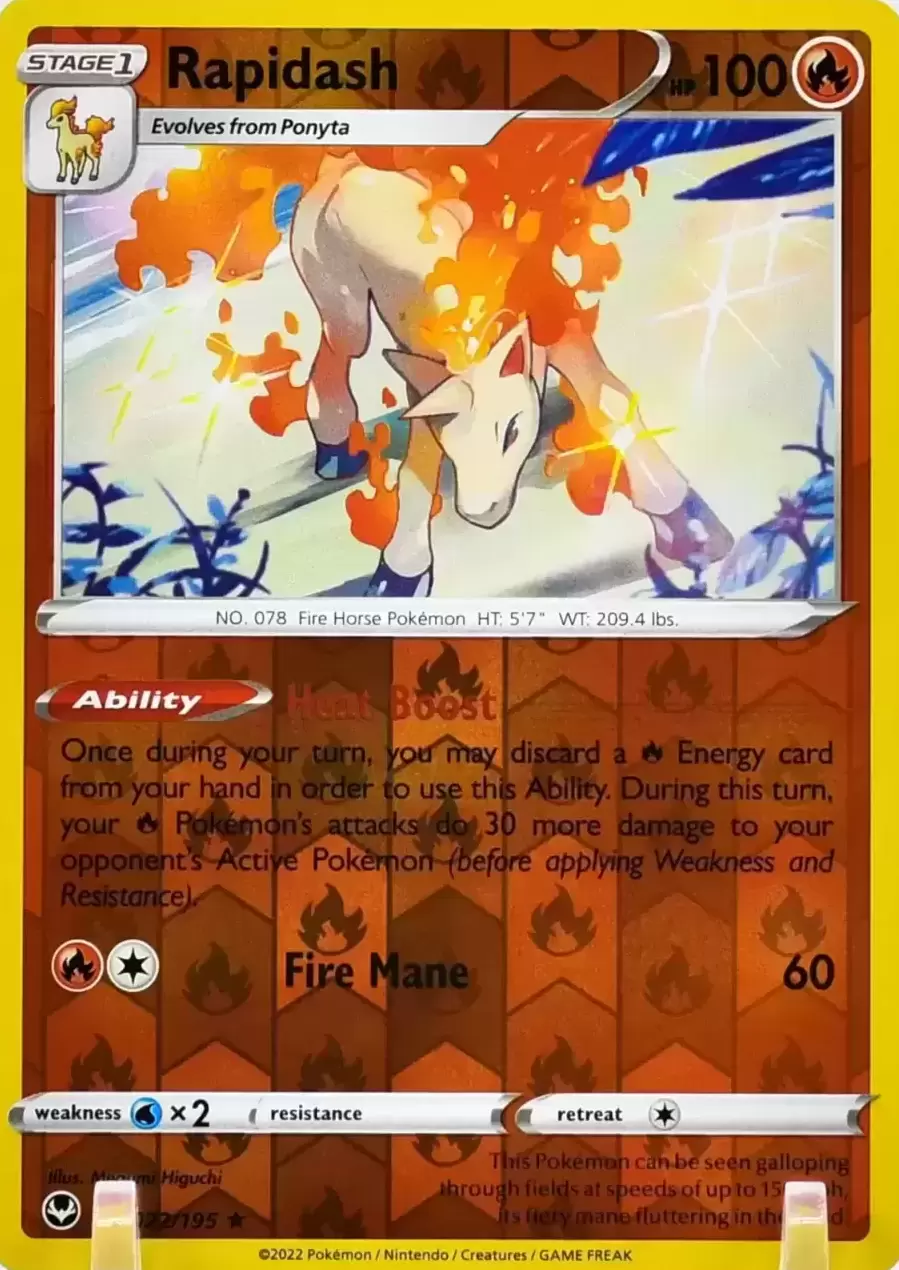 Silver Tempest - Rapidash Reverse