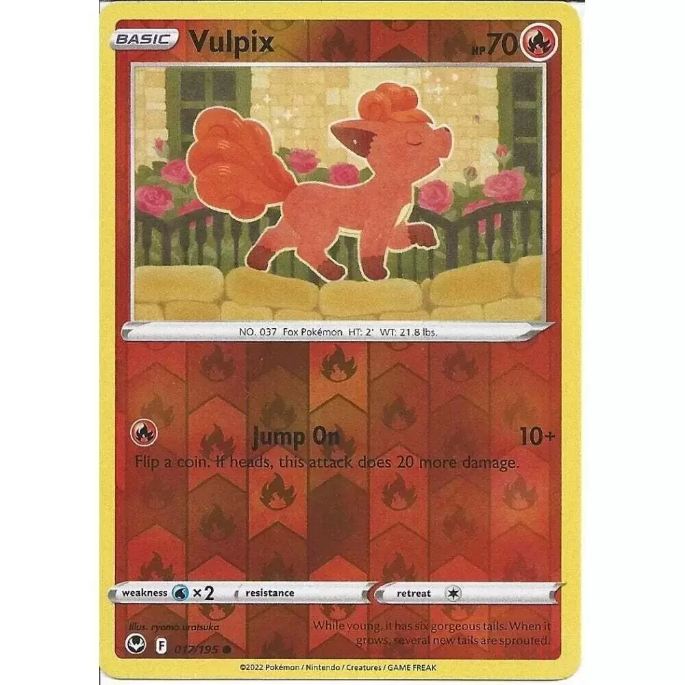 Silver Tempest - Vulpix Reverse