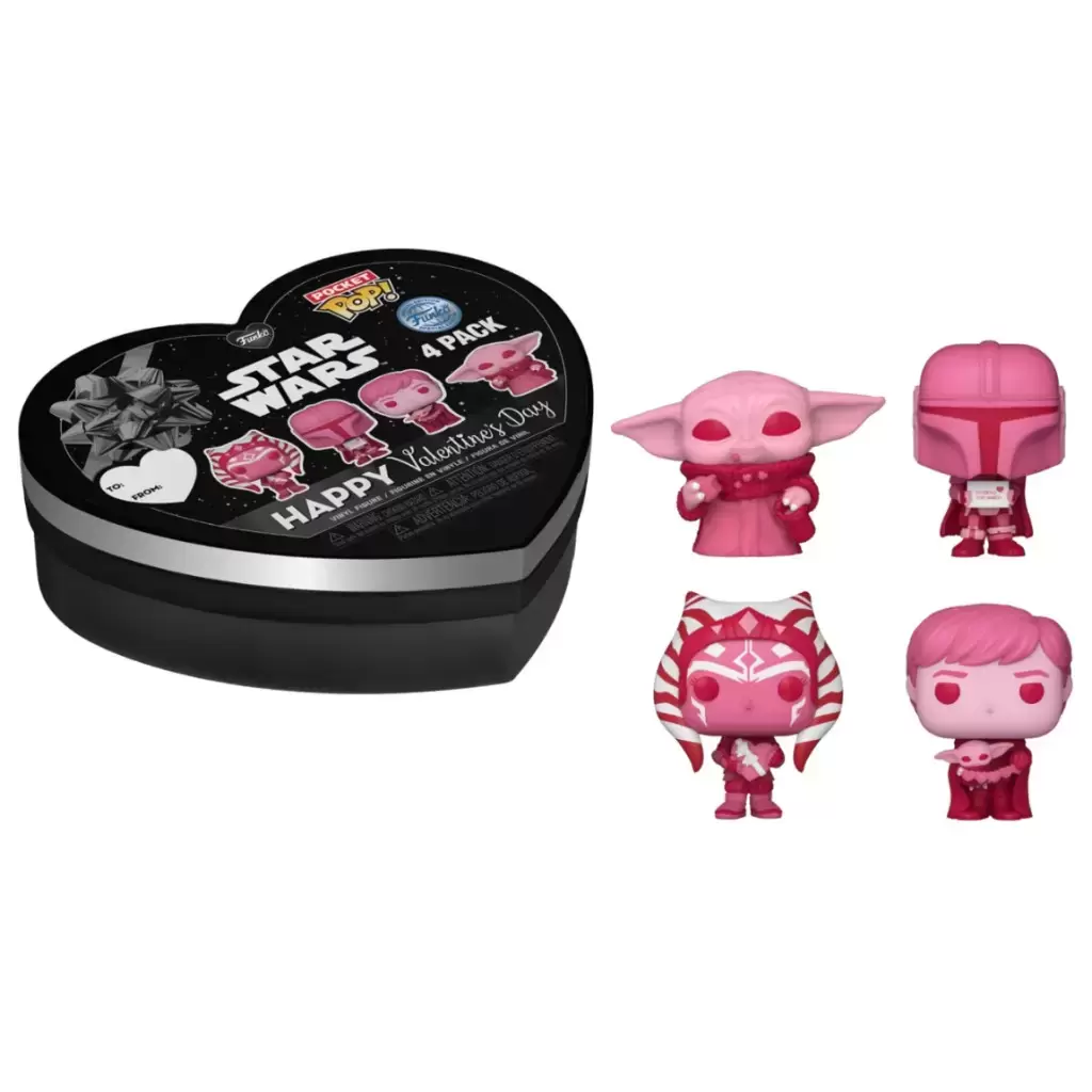Pocket Pop! and Pop Minis! - Star Wars - Happy Valentine\'s Day - 4 Pack