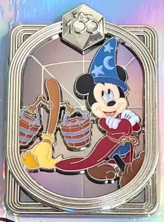 Disney 100 LE Pins - Celebrating 100 Years with Character Series 1 - The Sorcerer\'s Apprentice