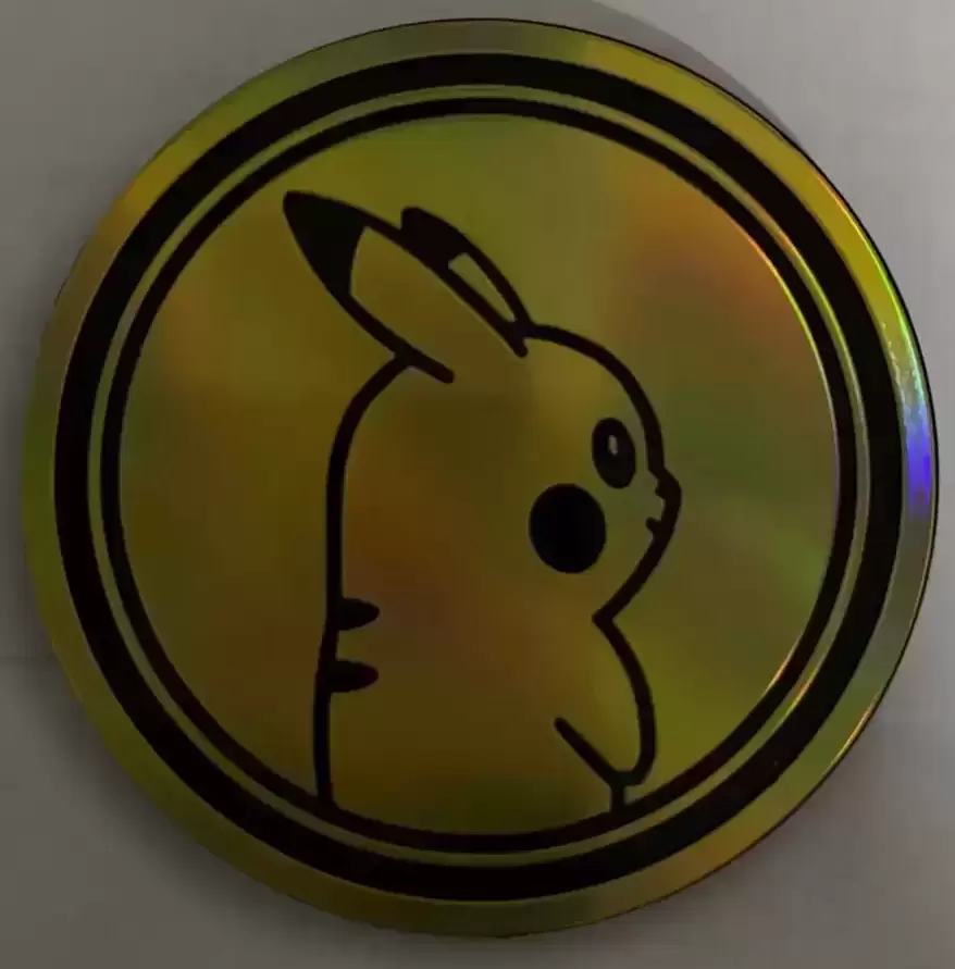 Jetons Pokemon - Pikachu Doré