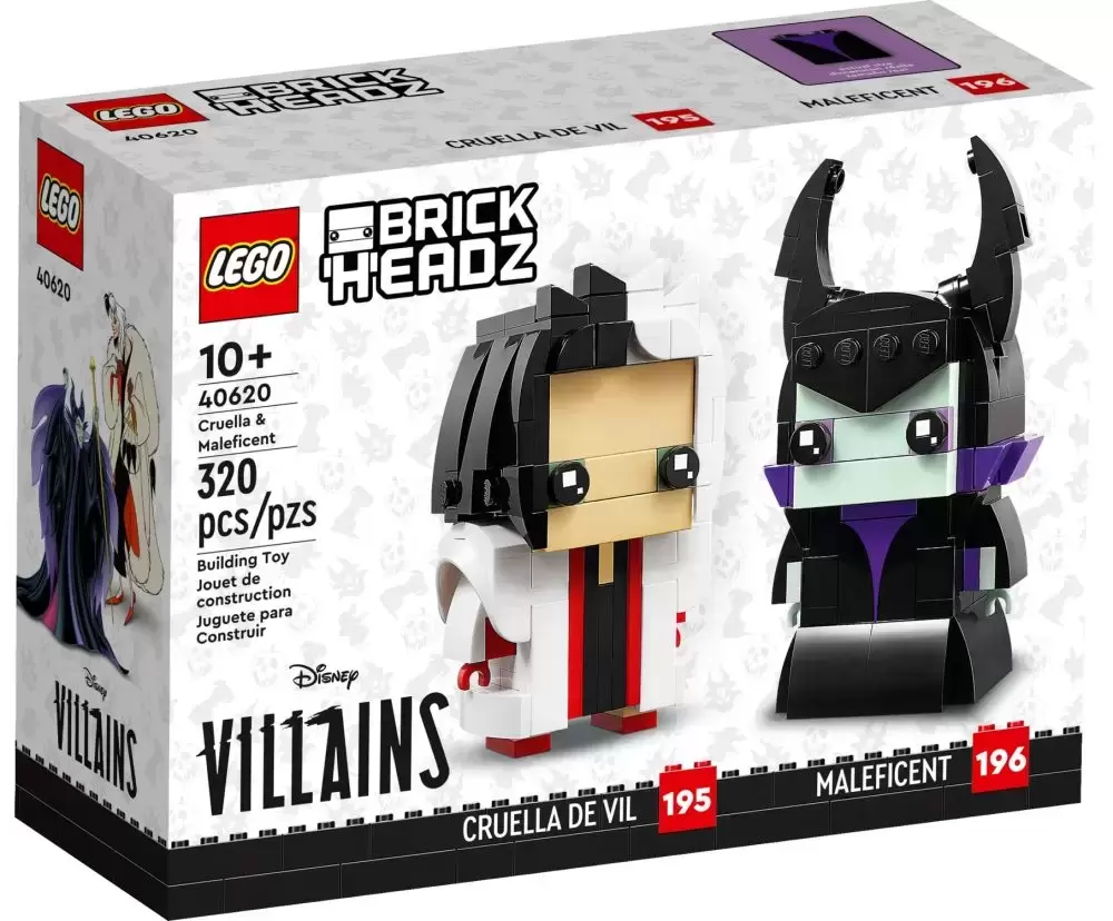 LEGO BrickHeadz - 195 & 196 - Cruella & Maleficent
