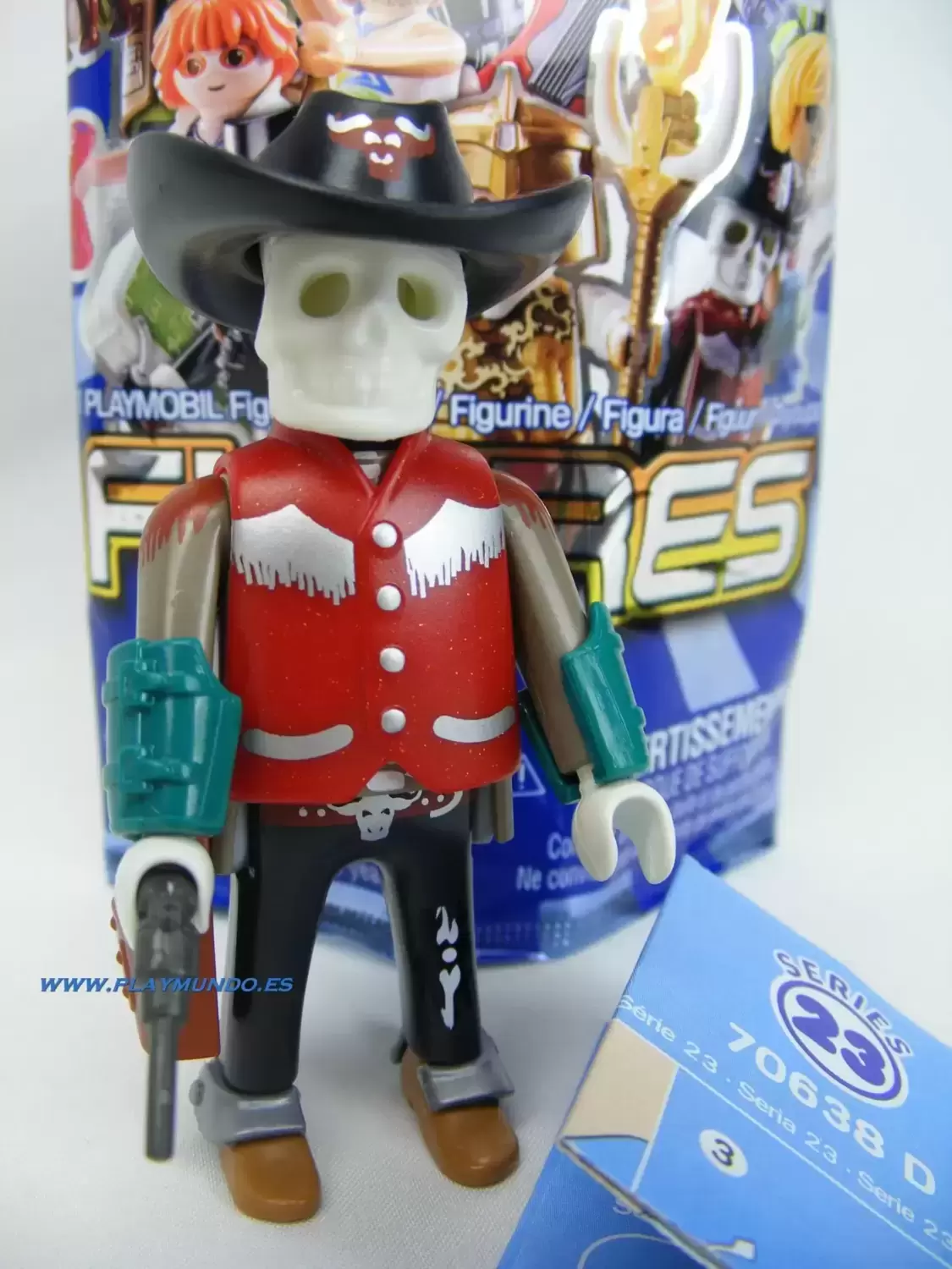 Playmobil Figures : Série 23 - Squelette Cowboy