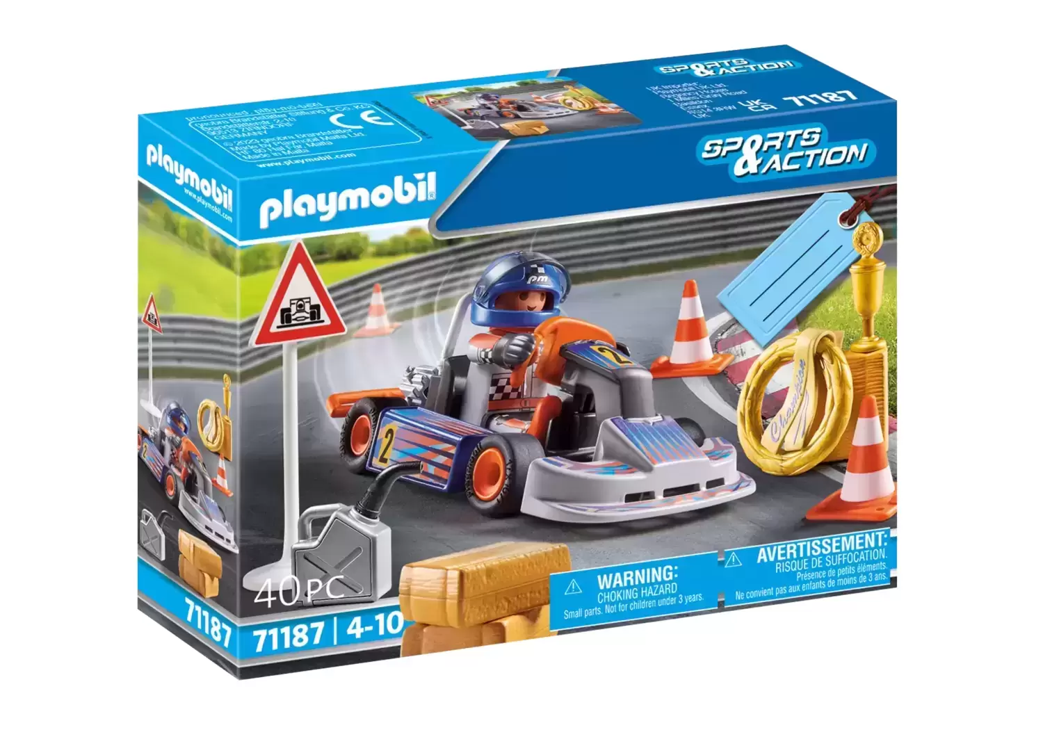 Playmobil Sports Mécaniques - Pilote de kart