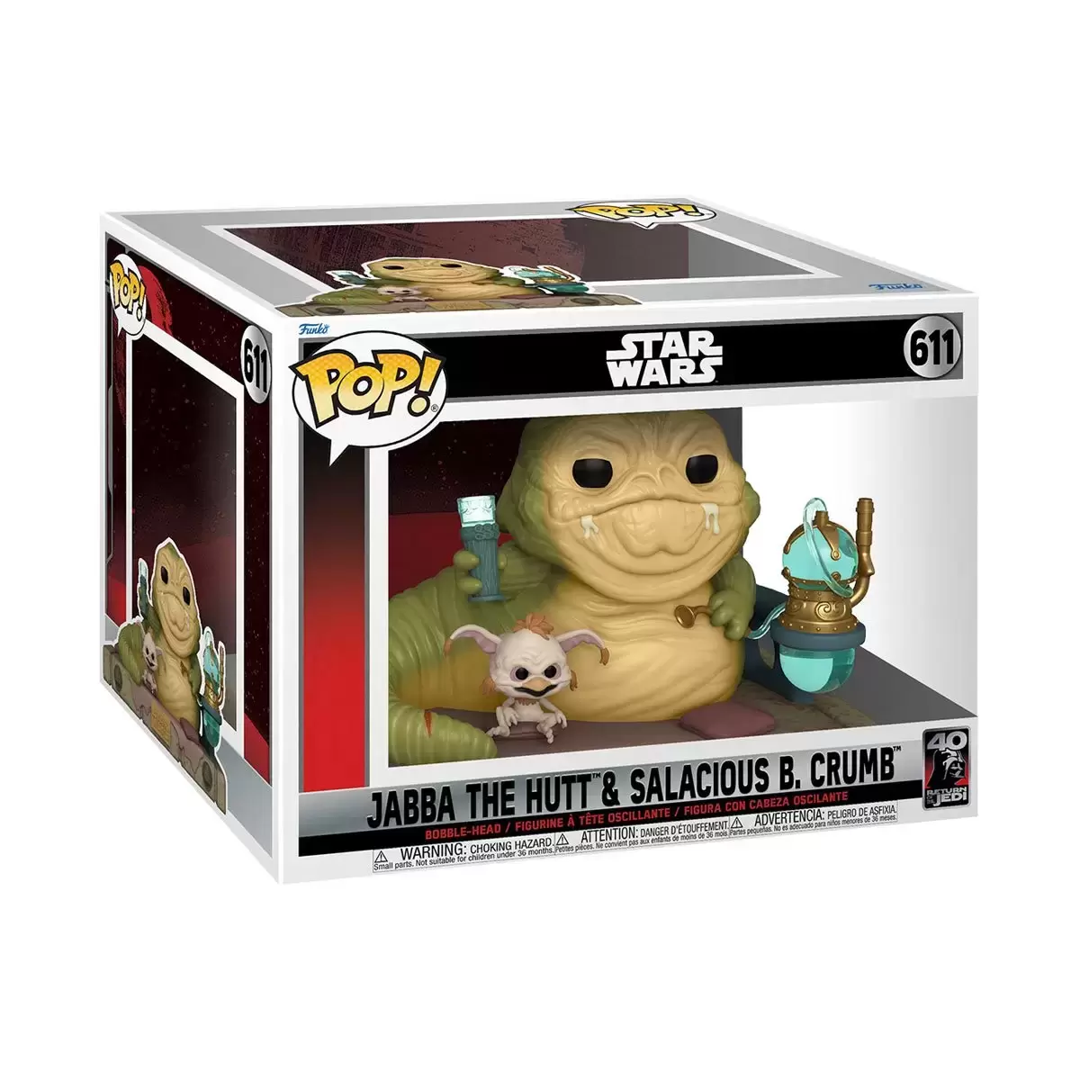 POP! Star Wars - Jabba The Hutt & Salacious B. Crumb