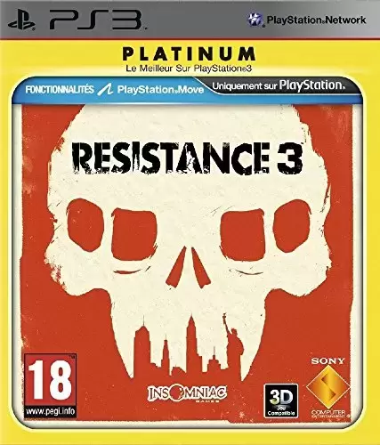 PS3 Games - Resistance 3 - Platinum