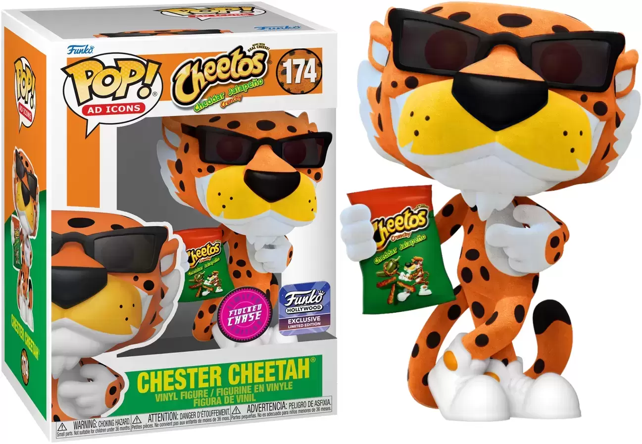 POP! Ad Icons - Cheetos - Chester Cheetah Flocked