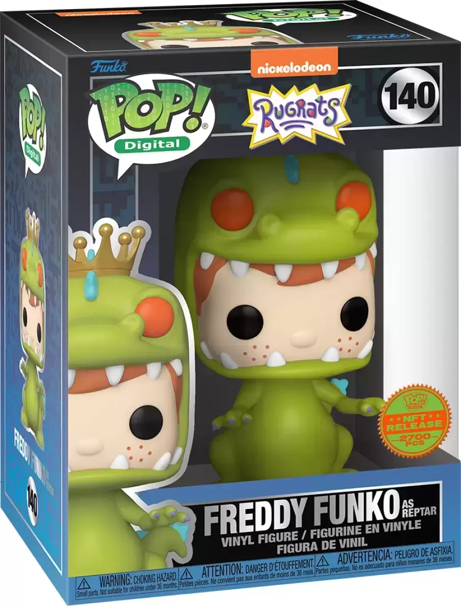 POP! Digital - Rugrats - Freddy Funko as Reptar