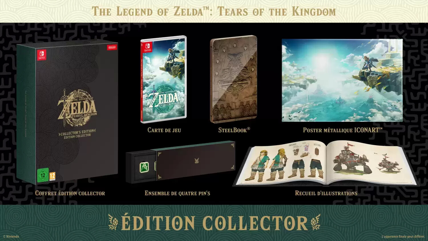 Jeux Nintendo Switch - The Legend Of Zelda : Tears Of The Kingdom - Édition Collector