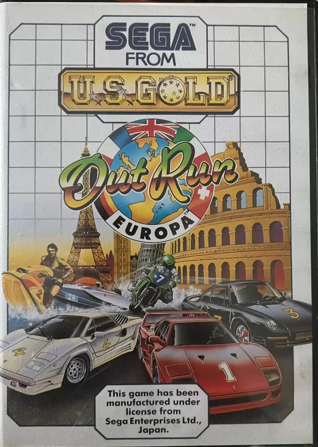 Jeux SEGA Master System - Out Run Europa