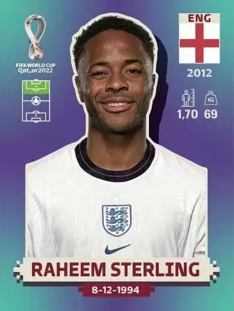 FIFA World Cup Qatar 2022 - Raheem Sterling