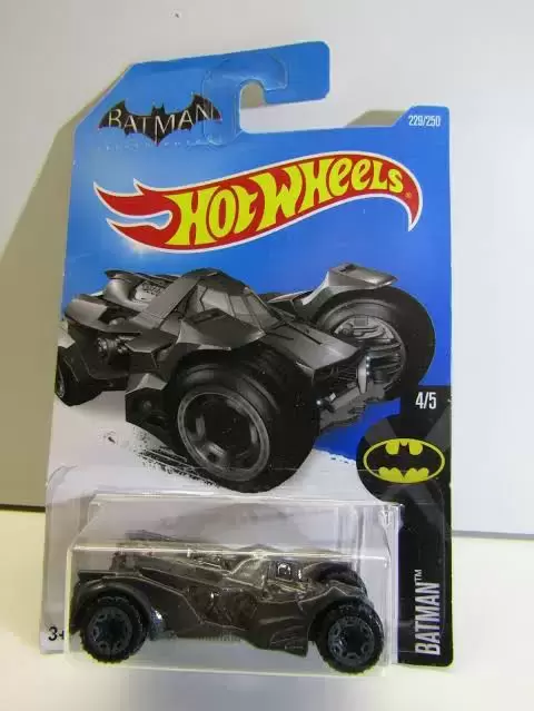 Mainline Hot Wheels - Batman: Arkham Knight Batmobile (Grey) 4/5 DHT18-D7B3 2015