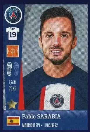 Foot 2023 - Pablo Sarabia - Paris Saint-Germain
