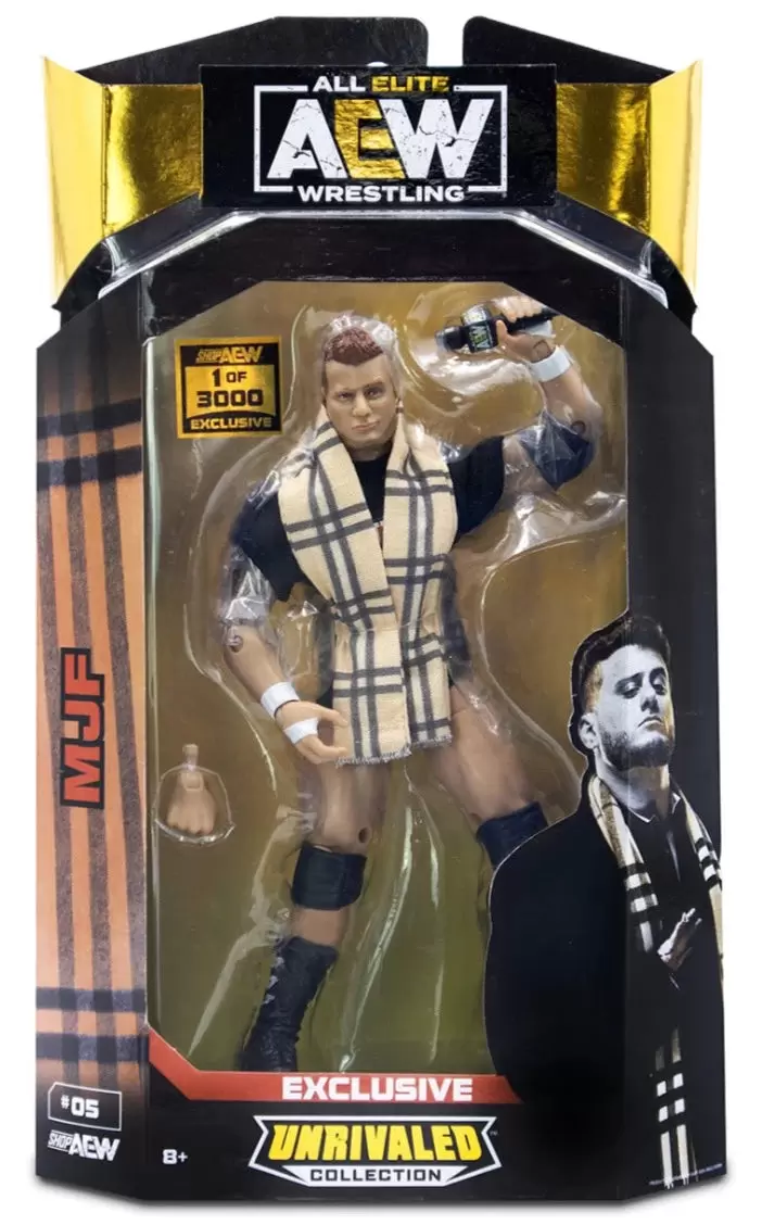AEW - Unrivaled - 2022 Aew Jazwares Unrivaled Collection Shop Aew Exclusive #05 Mjf