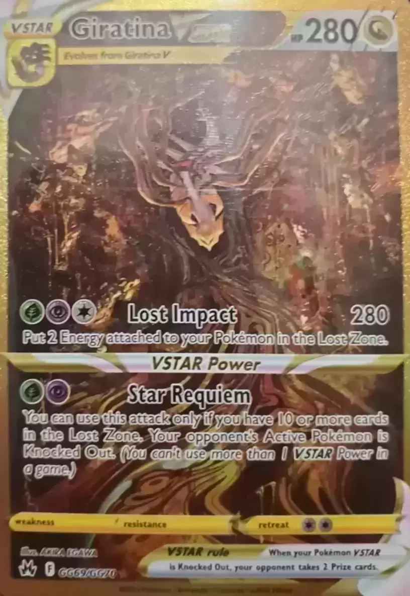 Giratina V Pokemon Card Promo Card