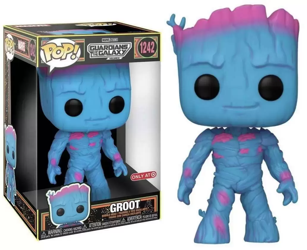 POP! MARVEL - The guardians of The Galaxy - Groot Blacklight