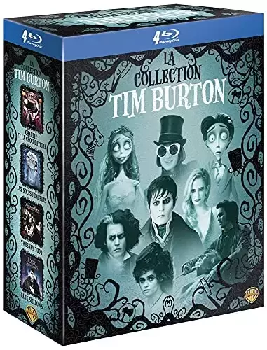Autres Films - La Collection Tim Burton-Charlie et la chocolaterie + Les Noces funèbres + Sweeney Todd + Dark Shadows [Blu-Ray]