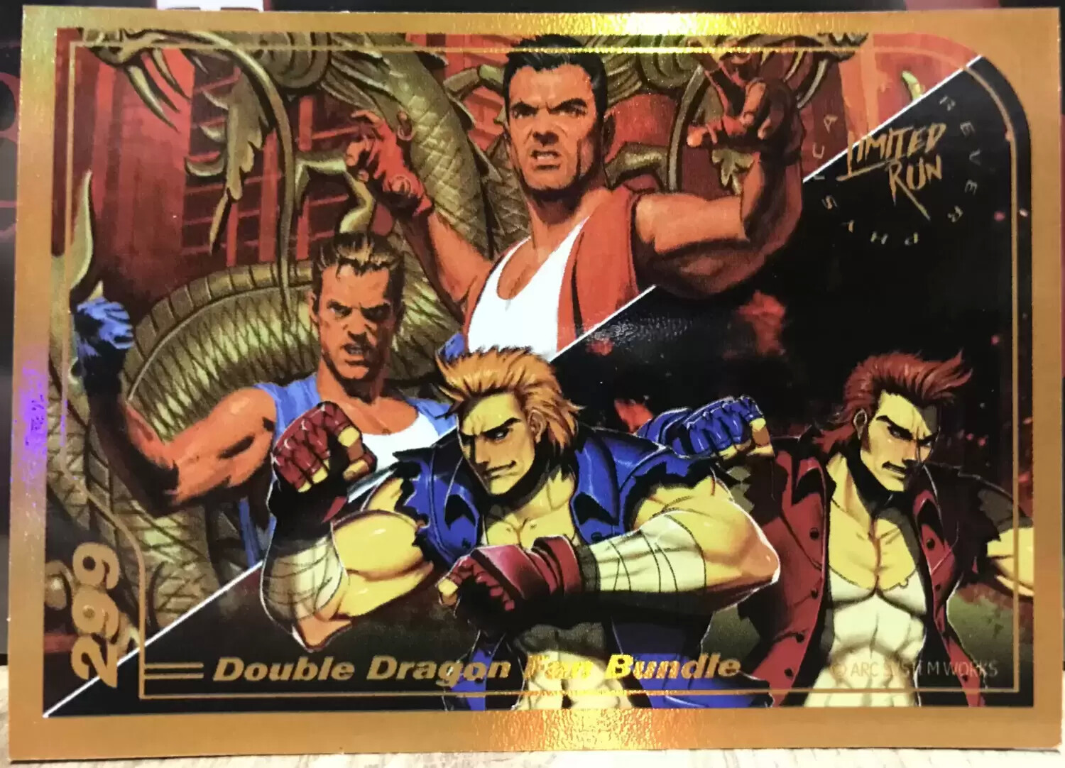 Limited Run Cards Série 2 - Double Dragon Fan Bundle