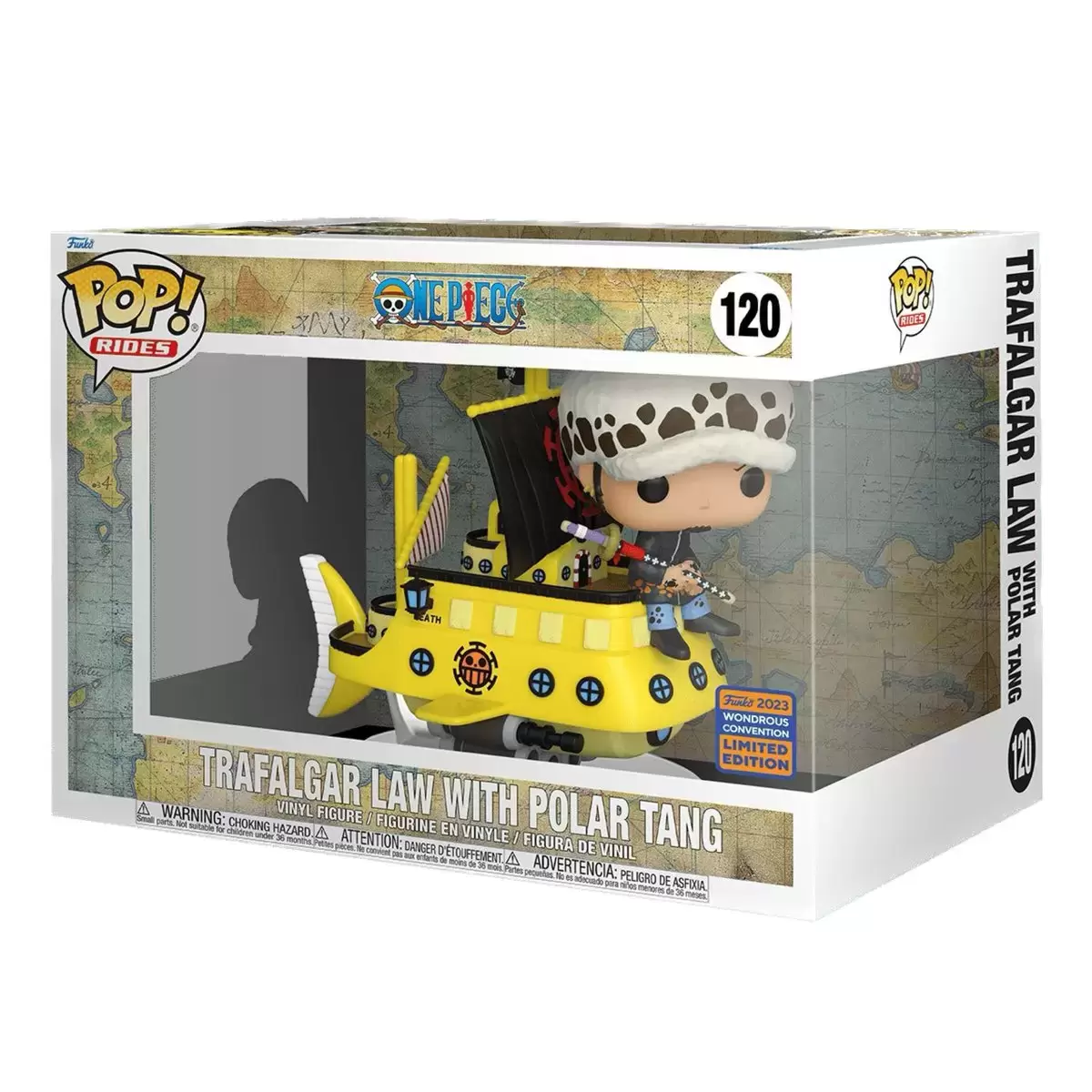 POP! Rides - One Piece - Trafalgar Law With Polar Tank