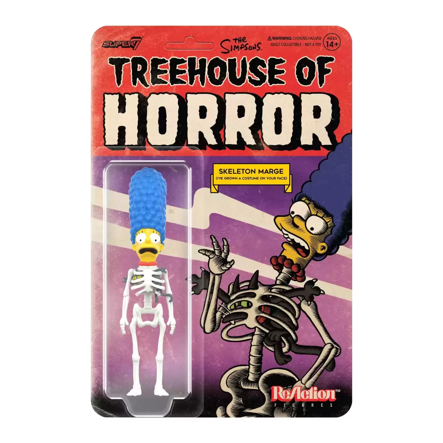 ReAction Figures - The Simpsons (Treehouse of Horror) -  Skeleton Marge