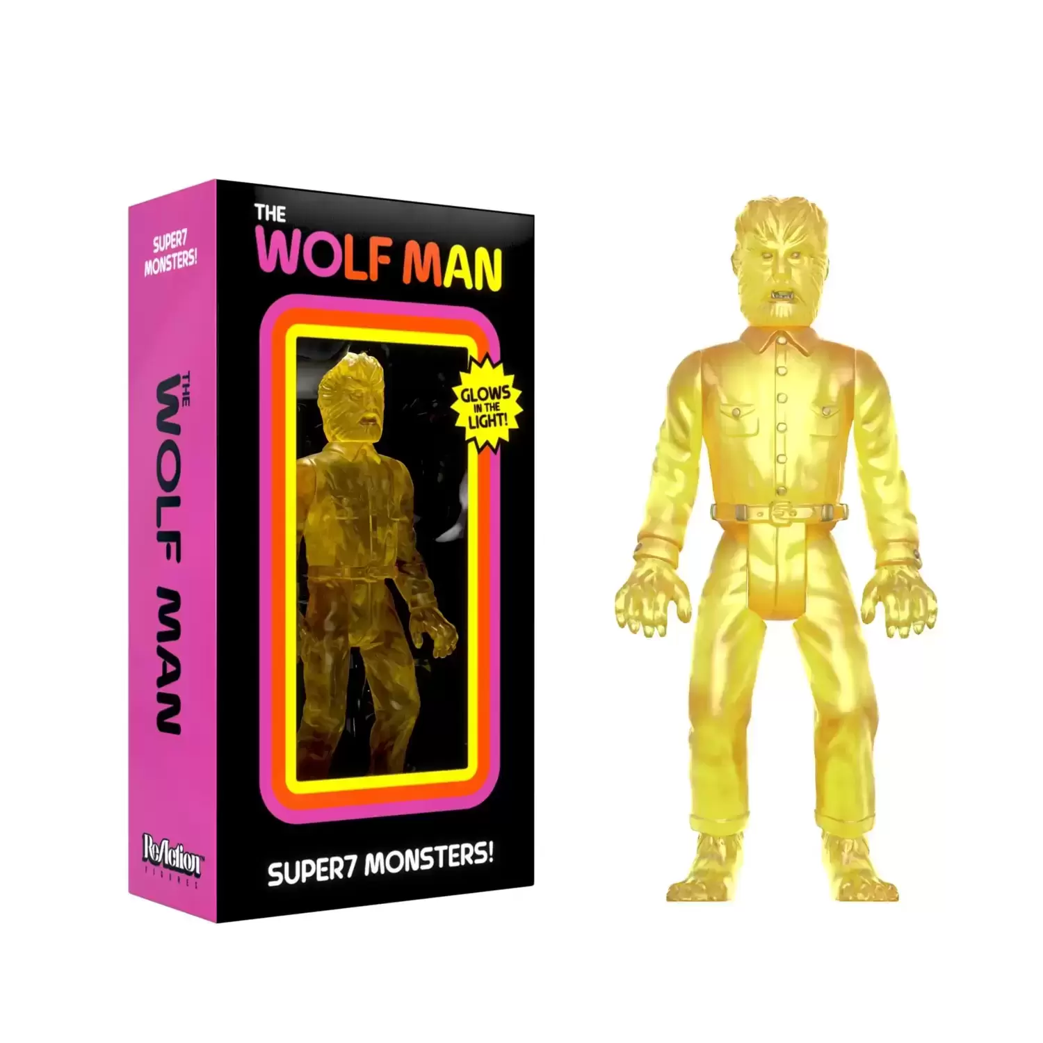 ReAction Figures - Universal Monsters - The Wolf Man (Luminators)