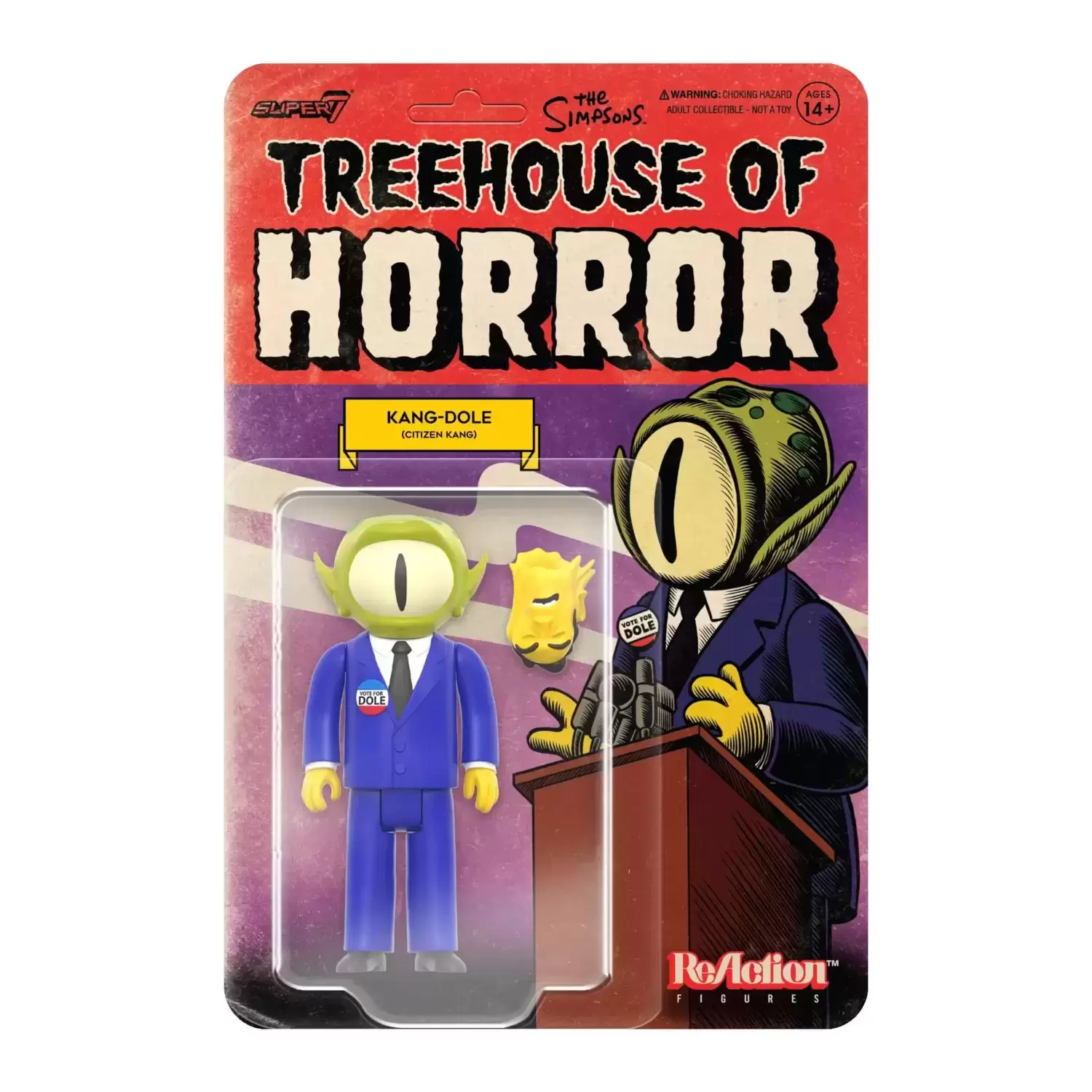 ReAction Figures - The Simpsons (Treehouse of Horror) - Alien President