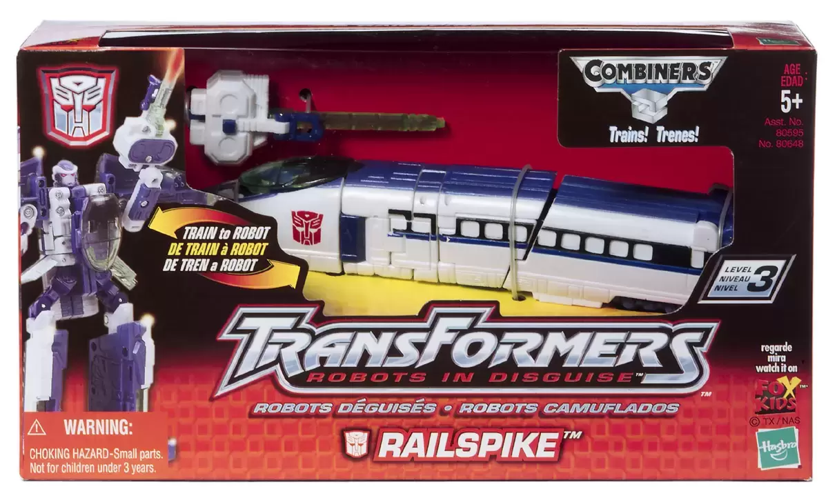 Transformers Robots in Disguise (RID 2001) - Railspike