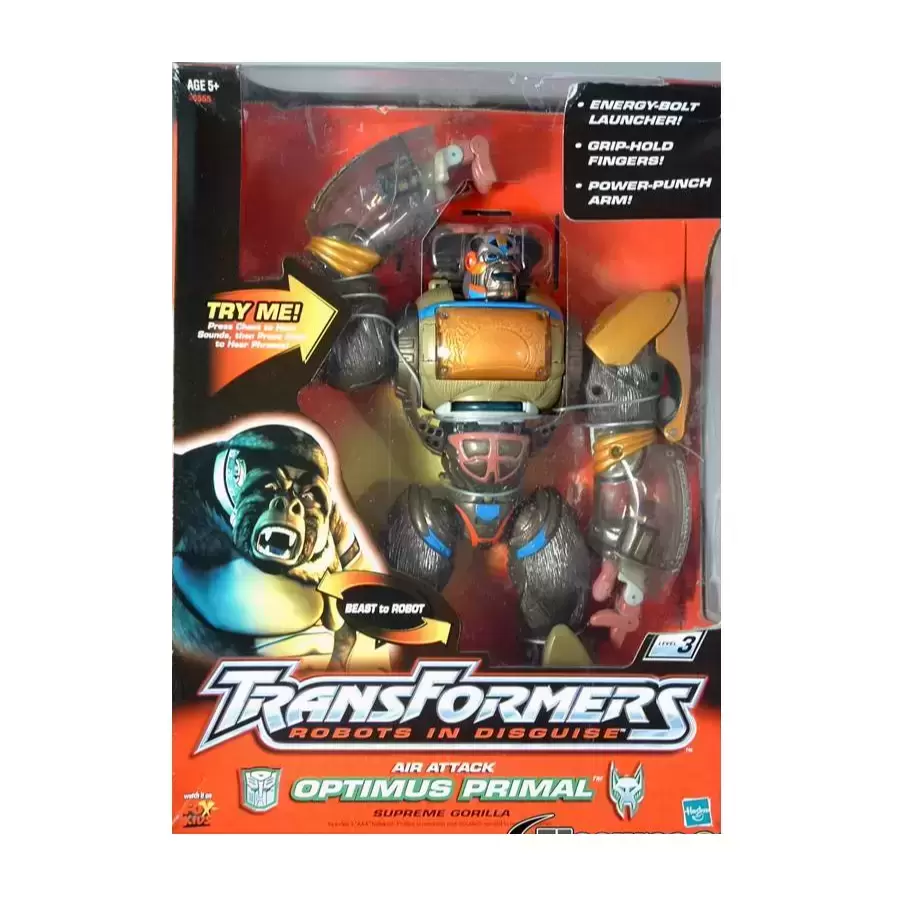 Transformers Robots in Disguise (RID 2001) - Air Attack Optimus Primal