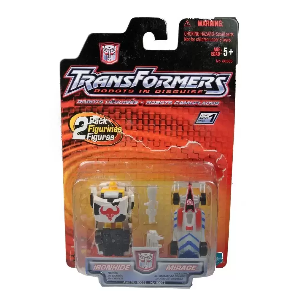 Transformers Robots in Disguise (RID 2001) - Twin Pack: Ironhide & Mirage (Spychangers)