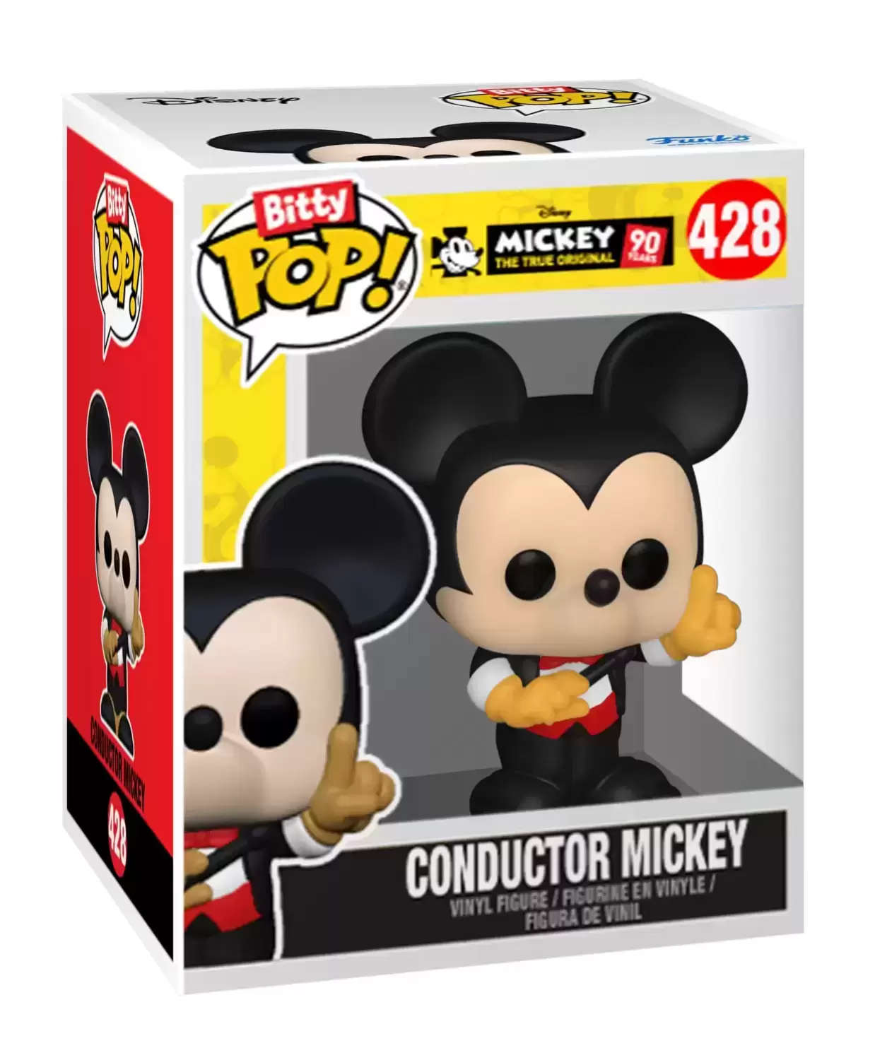 Funko Pop Disney: Mickey's 90Th - Conductor Mickey Collectible Figure,  Multicolor