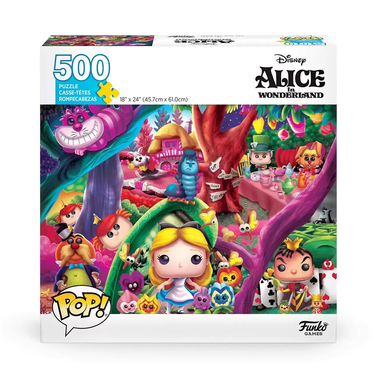 Funko Games - Pop! Puzzle – Disney Alice In Wonderland