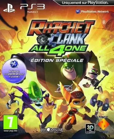 PS3 Games - Ratchet & Clank : All 4 One Edition Special