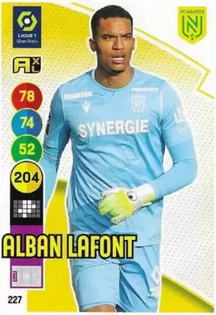 Adrenalyn XL 2021-2022 - France - Alban Lafont - FC Nantes