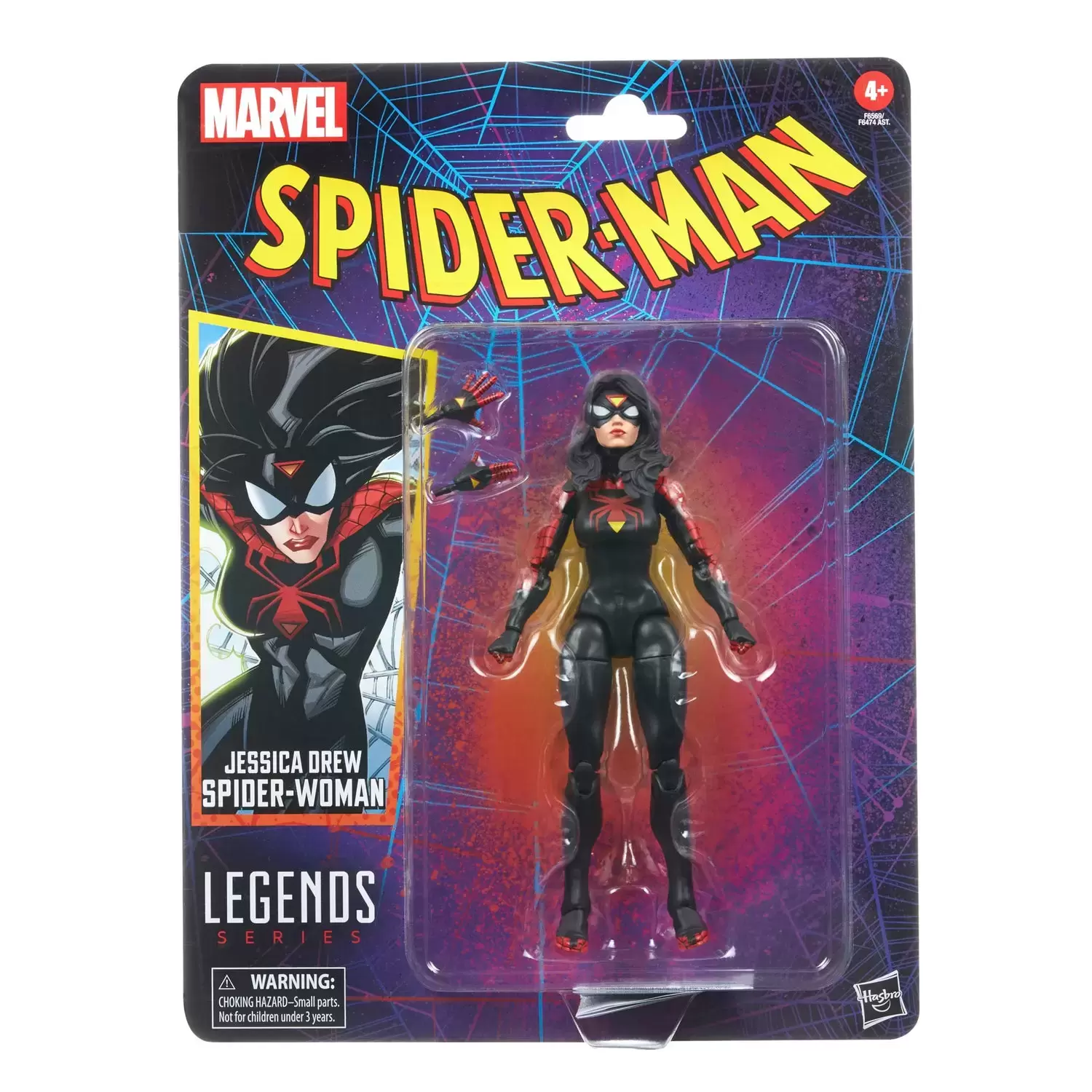 Marvel Legends 6 inch Retro Collection - Hasbro Marvel Legends Series Jessica Drew Spider-Woman